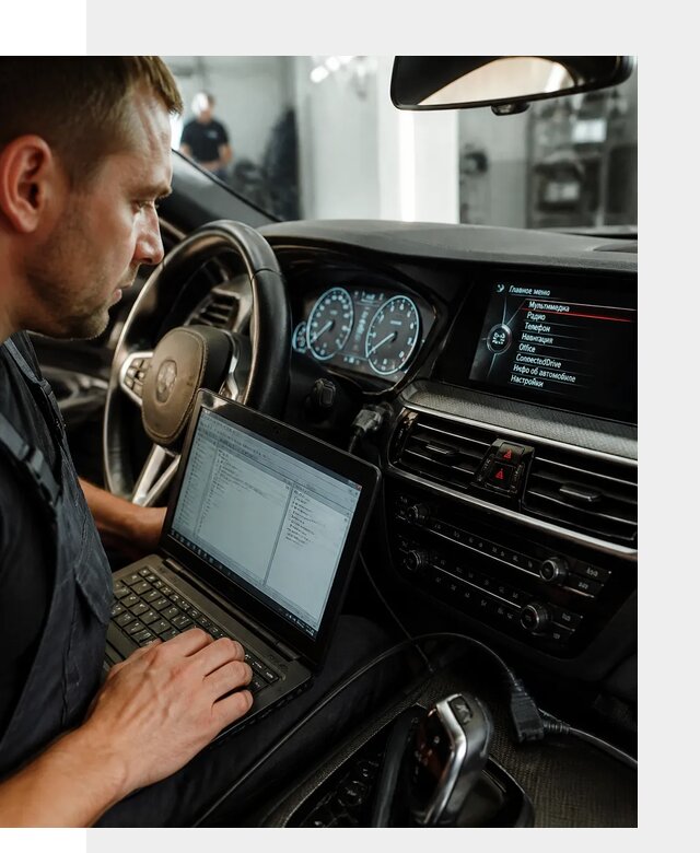 Русификация приборной панели BMW для авто в Каспийске от компании