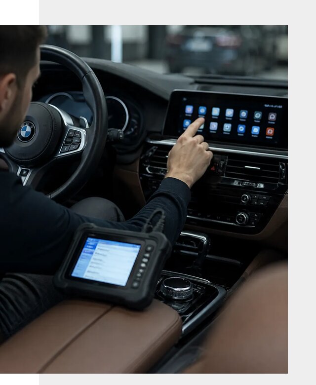 Установка приложений и мультимедиа сервисов BMW в Каспийске