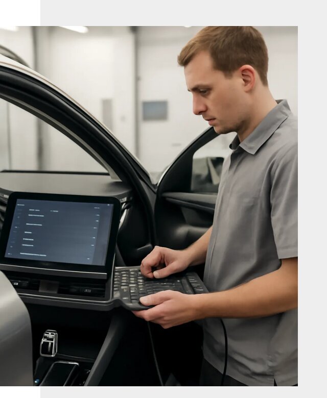Русификация мультимедиа автомобилей Lynk Co в Каспийске