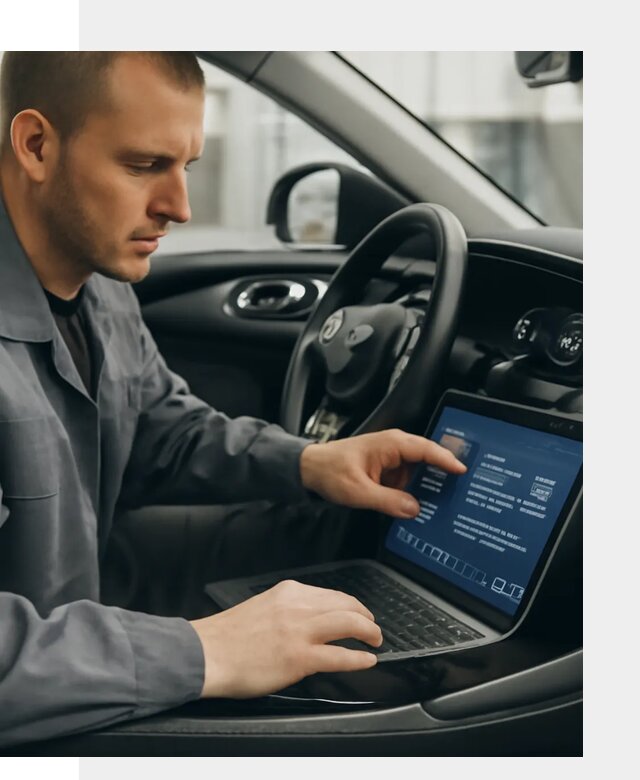 Русификация приборной панели автомобиля Lynk Co в Каспийске
