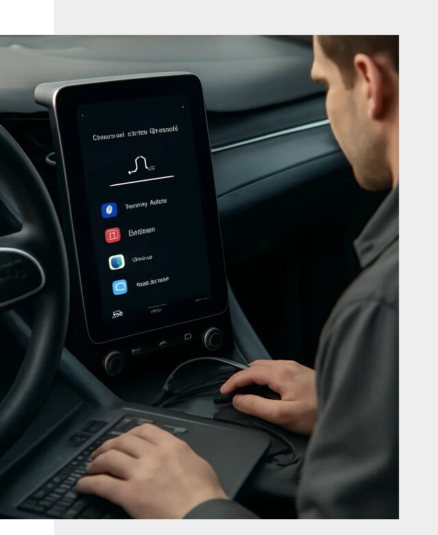 Установка приложений Lynk Co на автомобиль в Каспийске