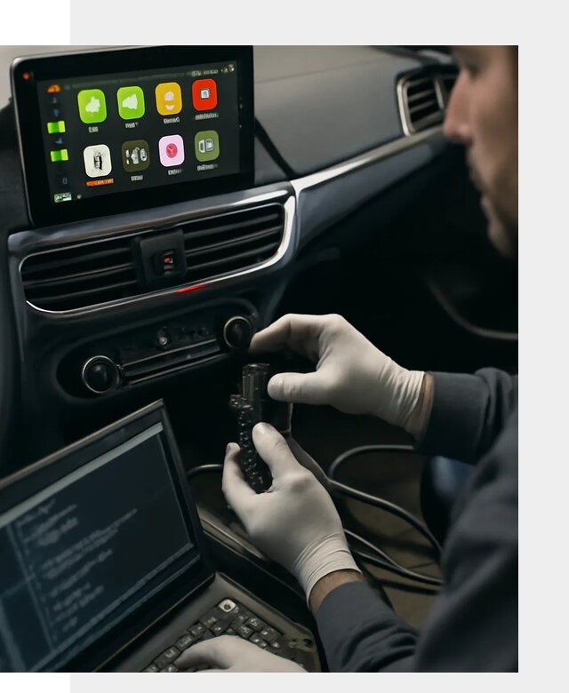 Активация Apple CarPlay в Каспийске для штатной мультимедиа