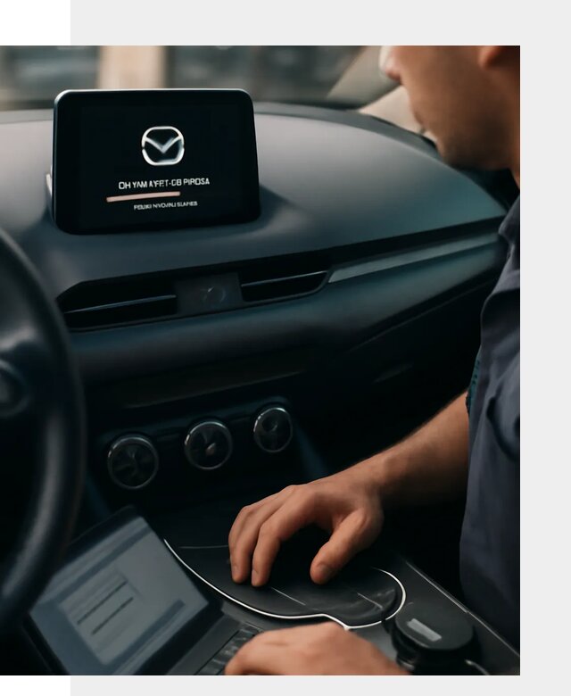 Установка приложений Mazda на мультимедийную систему в Каспийске